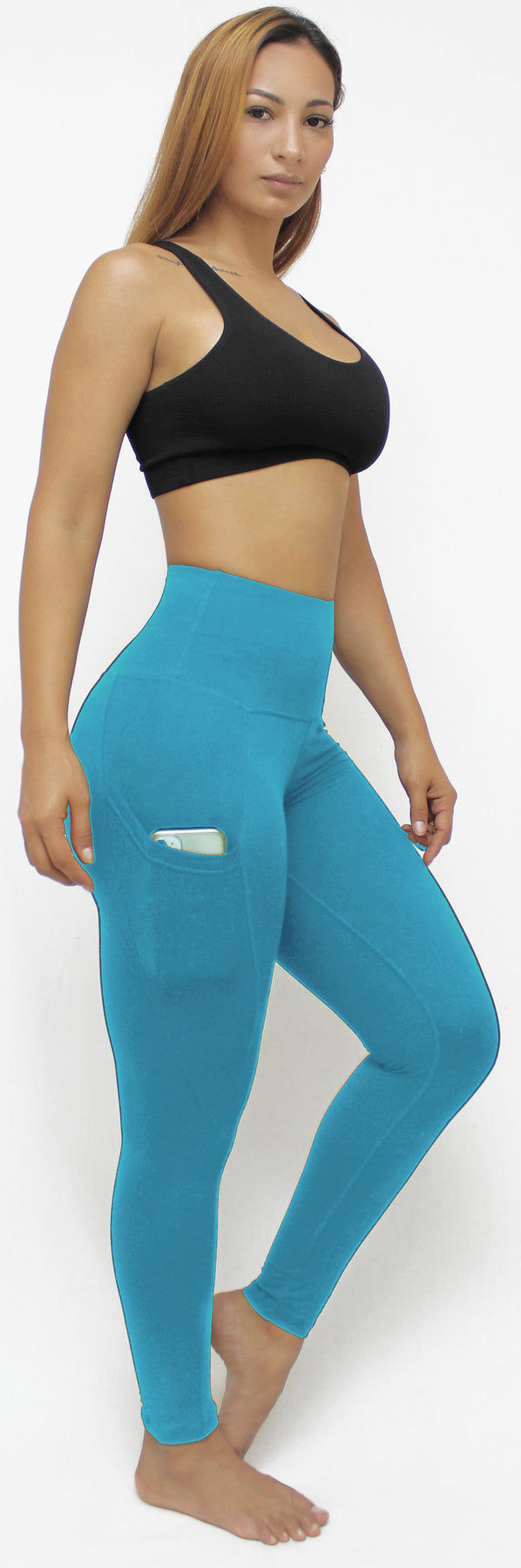 Buttery Soft Leggings with Pockets Milky Blue – Lush Moda Boutique